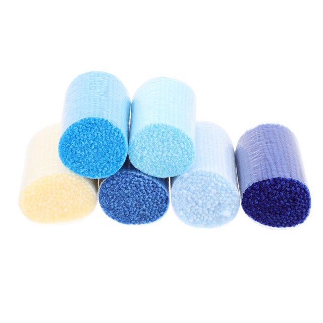 Miangastore 6 Pcs Fil à Crochet à Loquet Bricolage Fil pour Tapis Fil à Crochet à Loquet Décoratif Tapis Fournitures de Broderie