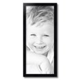 thumbnail image 2 of ArtToFrames 11" x 26" Satin Black Picture Frame, 11x26 inch Black Wood Poster Frame (WOM-1451), 2 of 8