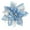 Light Blue, variant on Tuplbcv 1PC Artificial Poinsettia Christmas Glitter Flower with Clip, 5.7” Xmas Tree Ornament, Holiday Flower Decor