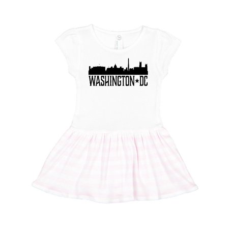

Inktastic Washington DC City Skyline Gift Toddler Girl Dress