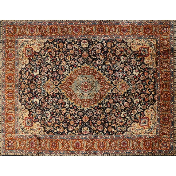 Ahgly Company Machine Washable Indoor Rectangle Traditional Peru Brown Area Rugs, 4' x 6'