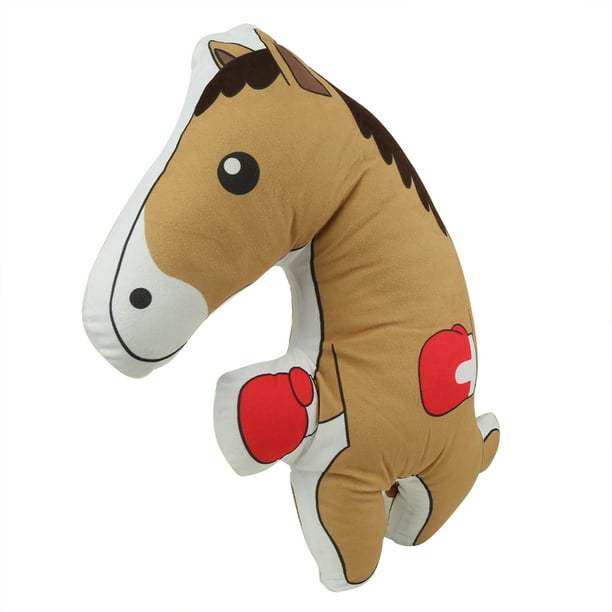 Muneca de la emocion caballo divertido de dibujos animados emocion animal de peluche almohada para mascotas almohada de caballo de peluche valor inmejorable Walmart en linea