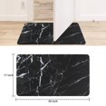 thumbnail image 4 of Transform Your Bathroom with Color&Geometry's 17x30 Black Bath Mat - Quick-Dry Absorbent Non-Slip, 4 of 6