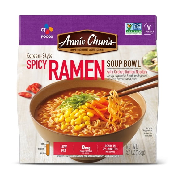 Annie Chun's Korean Style Spicy Ramen Soup Bowl - 5.4 oz