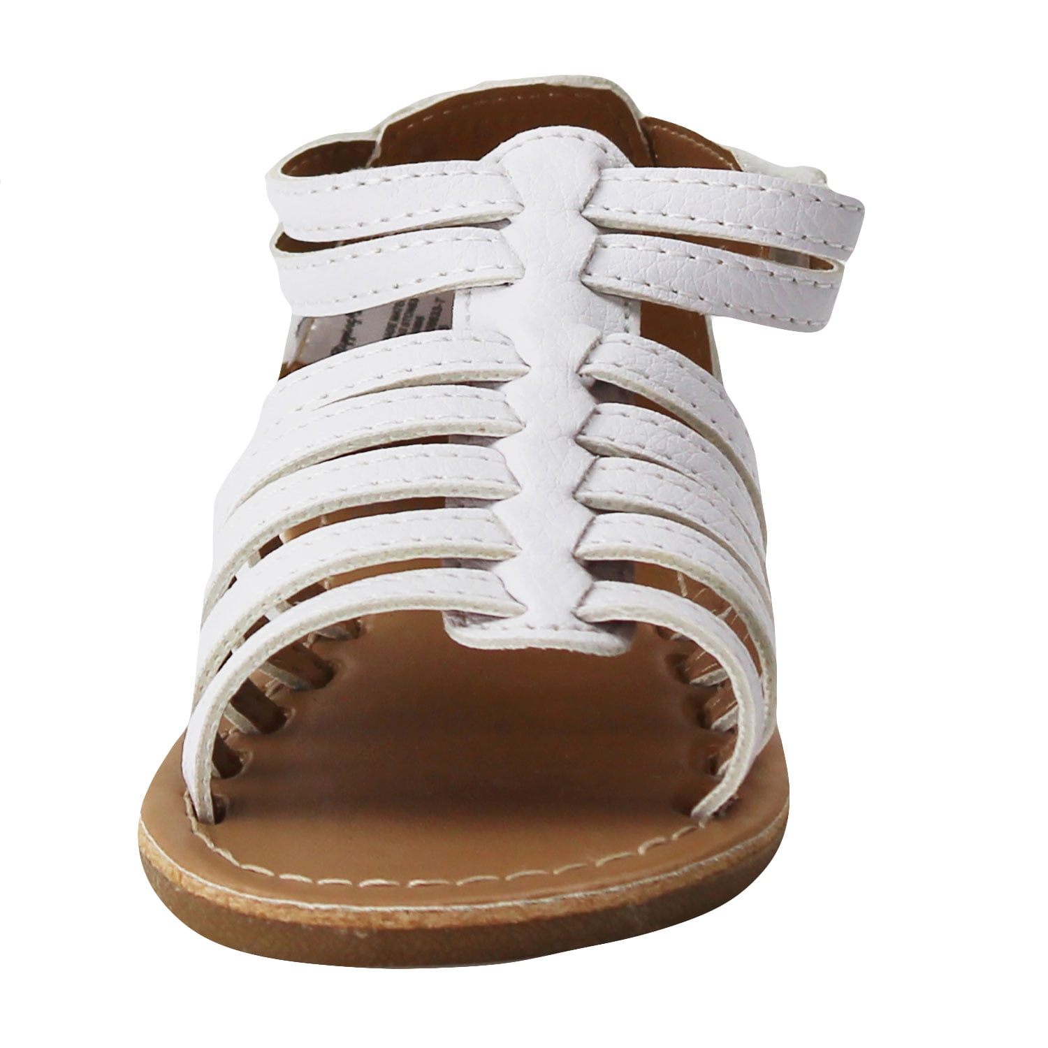 infant white sandals size 4
