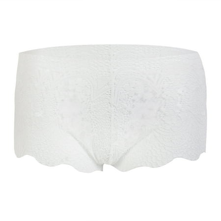 

Inevnen Lace Boyshort Panties for Women Sexy Breathable Soft Stretch Hipster Panty