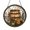 Acrylic 3.5 Inch, variant on Rustic Barrel Stained Glass Window Suncatcher, Brewery Inspired Hanging Decor Accent