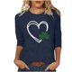 thumbnail image 3 of TaTaai Womens Saint Patricks Day Tshirt Celtic Knot Print Short Sleeve Relaxed Fit Round Neck Casual Top Lightweight Soft Cotton Gift, 3 of 7