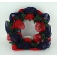 thumbnail image 3 of MLB Chicago Cubs Logo Mesh Holiday Door Wreath, 3 of 3