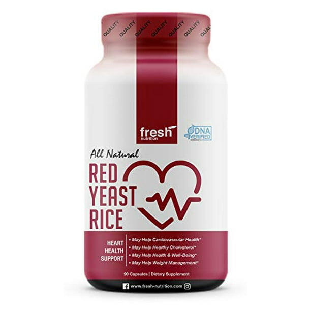 Red Yeast Rice Strongest DNA Verified Cholesterol, Cardiovascular