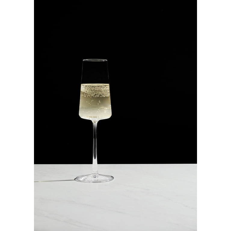 Better Homes & Gardens Clear Flared Champagne Flute, 4 Pack