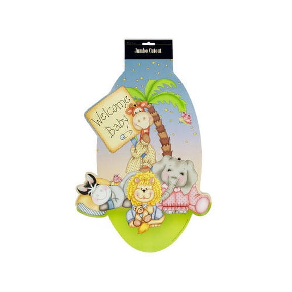 welcome baby cutout