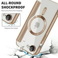 thumbnail image 2 of for iPhone 16e Case, Support Magnetic Wireless Charger, Slim Fit Flip Protective PU Leather Wallet Case with RFID Blocking Card Slot Build-in Len Protector for iPhone 16e, Desertgold, 2 of 7