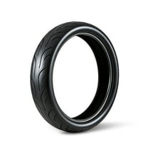 120/70-17 Motorcycle Tire Front, Black Wall, 4PR 58S Tubeless Street Tire for Sport & Street Bike, High Performance, Enhanced Grip & Handling