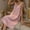 Pink, variant on BLTIBY Women's Nightgown V Neck Solid Colour Sleeveless Sleepshirt Summer Cute Dress Fashion Comfy Loungewear Homewear 2025 Blue XXL
