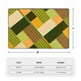 thumbnail image 7 of YFYANG 36"x24" Non-Slip Flannel Carpet Doormat, Living Room Bedroom Office Decorative Area Rugs, Indoor Vintage Abstract Stripe Graffiti Floor Mats, 7 of 7