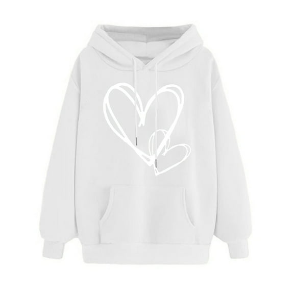 Lindreshi Womens Fall Fashion 2025 Hoodies for Women Women's Print Winter Hoodie Pullover Tops Long Sleeved Comfortable Sweatshirt