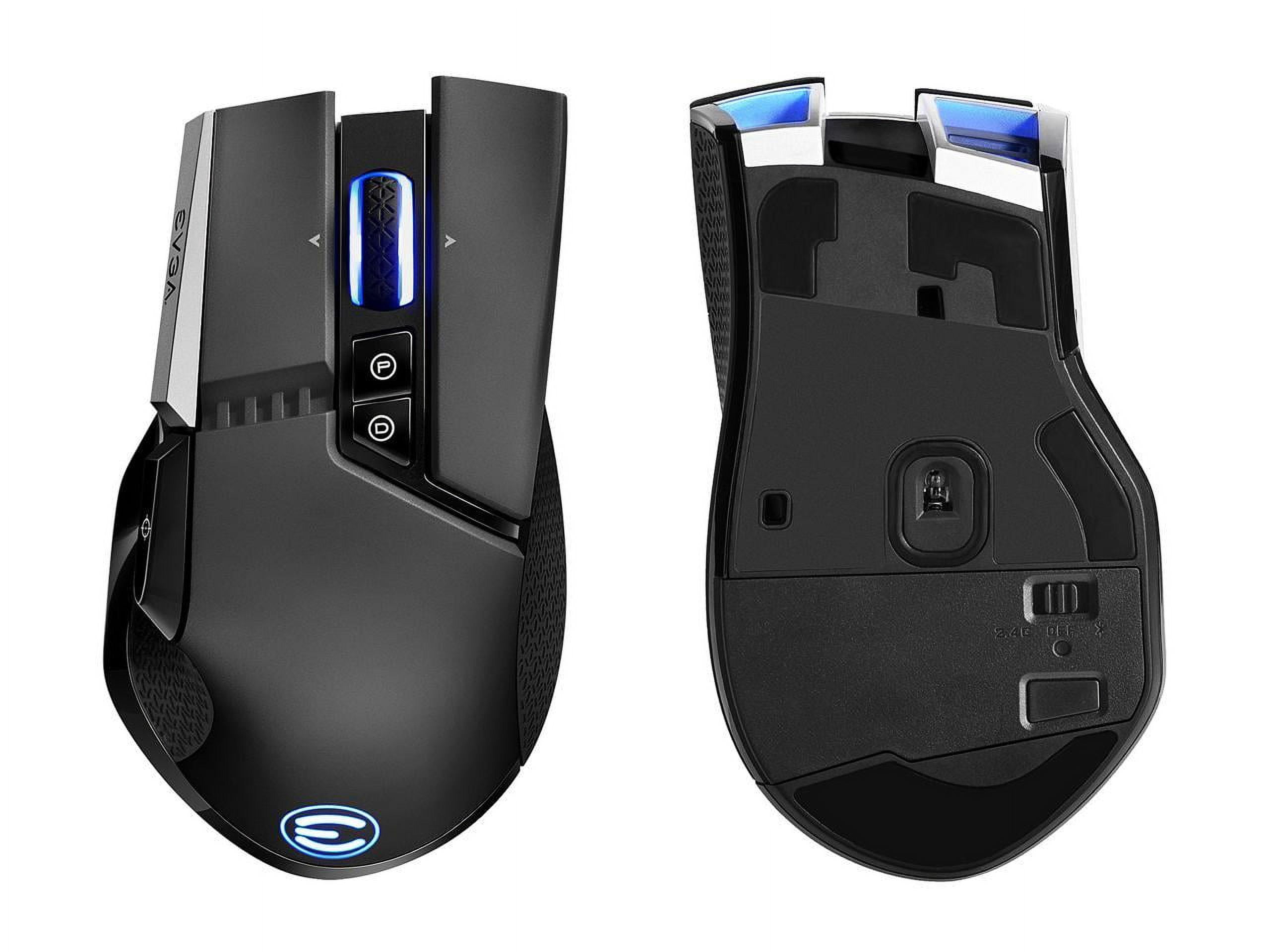 EVGA X20 Gaming Mouse, Wireless, Black, Customizable, 16,000 DPI, 5 Profiles, 10 Buttons, Ergonomic 903-T1-20BK-KR