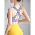 thumbnail image 3 of Ropa interior femenina Sujetador de yoga para mujer, deportivo, acanalado, cuello en V, entrenamient Meterk  Ropa interior femenina, 3 of 7