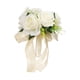 thumbnail image 1 of Arreglo de ramo de novia artificial para propuesta de matrimonio o aniversario de bodas Blanco, 1 of 8