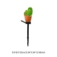 thumbnail image 4 of Lámpara De Paisaje De Planta De Plástico Con Forma De Cactus Simulada Luz Cálida Lámpara De Paisaje De Carga Solar Lámpara De Decoración Impermeable Para Jardín Patio Pasarela Lateral Speravity HA019695-00, 4 of 5