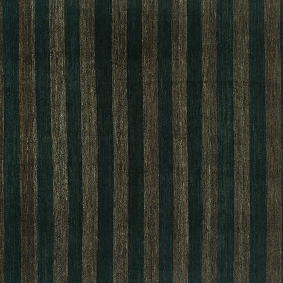 Ahgly Company Indoor Square Abstract Turquoise Blue Modern Area Rugs, 5' Square