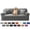 Gray, variant on KALAKALA Sofa Cover Slipcover Stretch Elastic 1 Seater Chair Sofa Couch Furniture Protector Fit, Machine washable Sofa Slipcover ,Mutiple colors,Home Decor