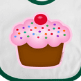 thumbnail image 4 of Inktastic Cupcake Girls Baby Bib, 4 of 4