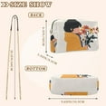 thumbnail image 4 of FORMRS Women Crossbody Purse with Chain Strap Vegan Leather Shoulder Handbag, Cartoon Flowers, 4 of 7