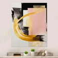 thumbnail image 2 of Designart Pink And Gold Art Deco III Canvas Wall Art, 2 of 5