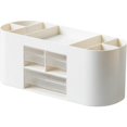 thumbnail image 3 of Caja de almacenamiento de plástico para bolígrafos, caja de almacenamiento de escritorio, multifuncional, sencilla, para oficina, papelería, barril para bolígrafos, 3 of 4