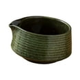 thumbnail image 4 of Ceramic Matcha Tea Tazón hecho a mano para mezclar Utensils Tableware 500ml para matcha latte latte té amantes de la té de amigo cocina cocina Verde, 4 of 8