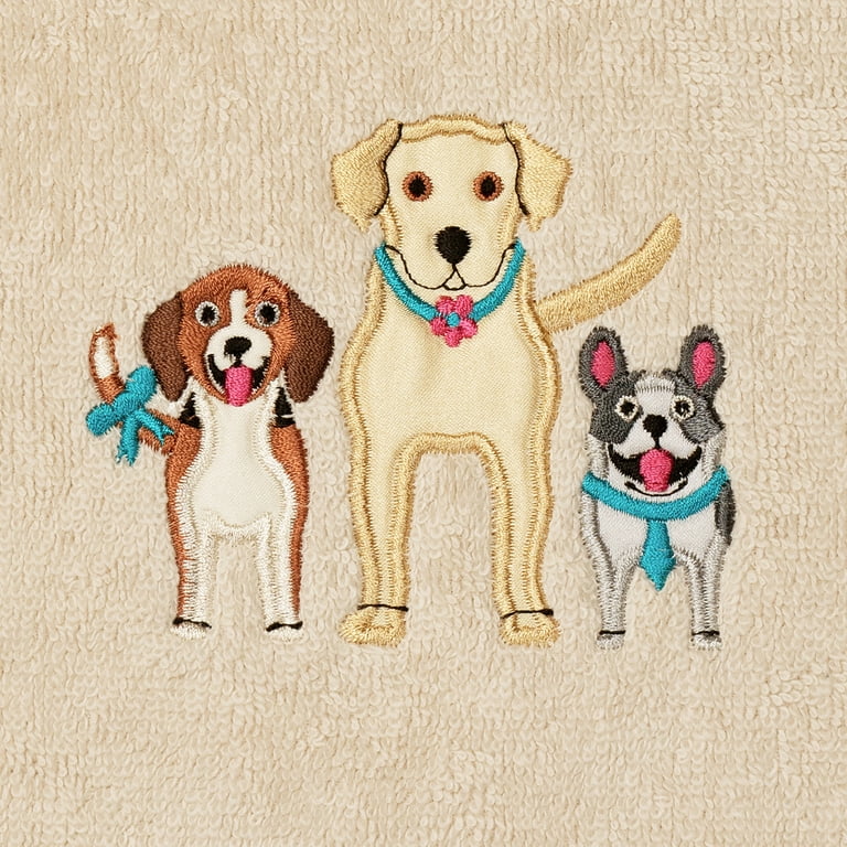 Hand towels with dogs on them cheap
