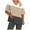 Khaki-04, variant on LIBRCLO Womens Suits 2 Piece Set Plus Size Lounge Set V-Neck Short Sleeved Top And Shorts Summer Home Suit