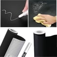 thumbnail image 2 of 45*100cm Chalkboard Chalkboard Stickers, Adhesive Erasable Slate Chalkboard Wall Sticker Decal for School/Office Give Chalk, 2 of 5