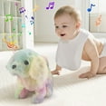 thumbnail image 4 of Interactive Walking Golden Retriever Plush - Motorized Sound & Light Companion with Realistic Movements Portable Electronic Pet Toy, 4 of 5