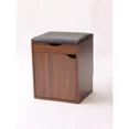 thumbnail image 2 of Banco moderno de nogal con función de almacenamiento y sentado, Ideal para cambio de zapatos de pasillo de entrada, 2 of 4