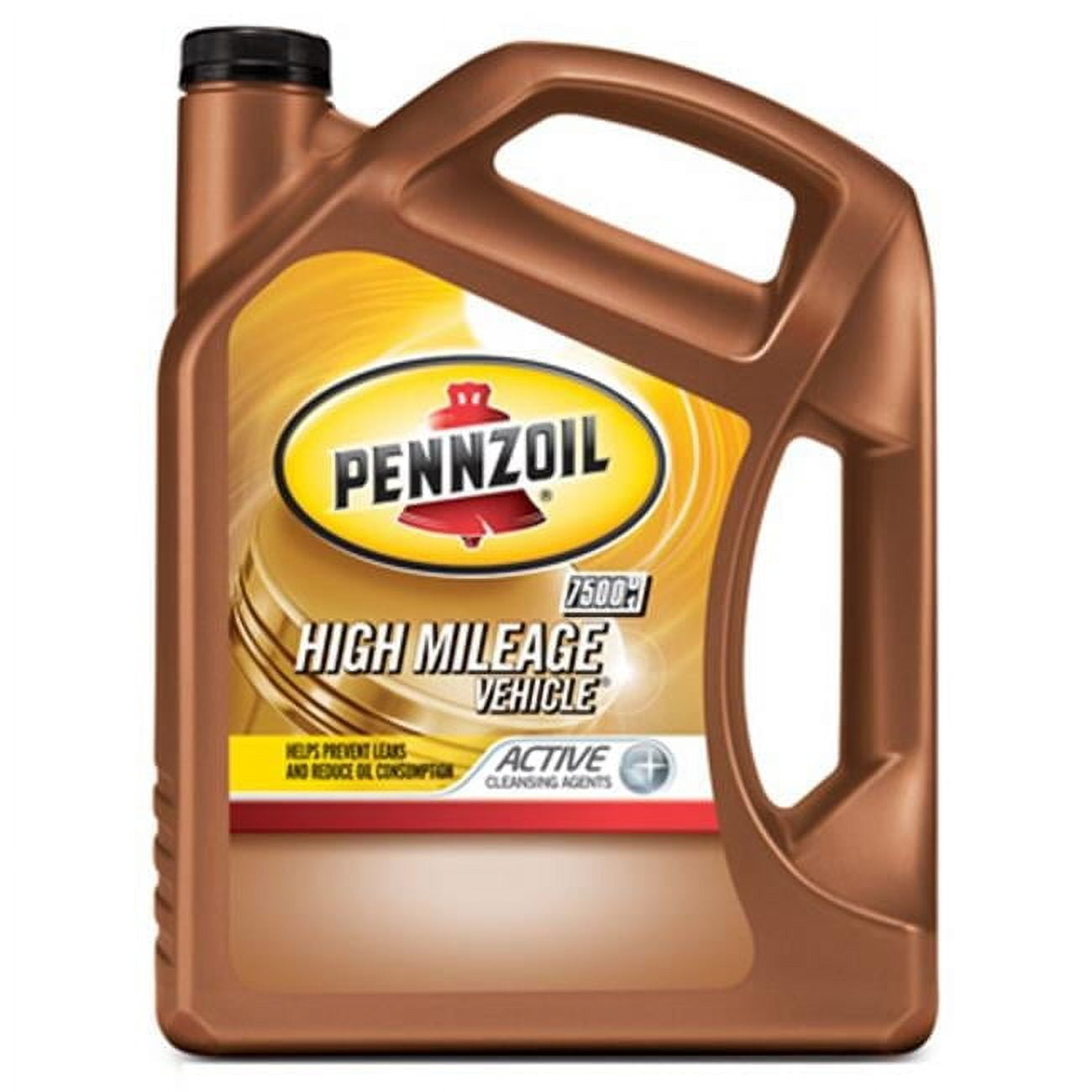 Pennzoil 550038202 10W30 High Mileage Vehicle Motor Oil - 5 qt.