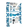 thumbnail image 2 of Kit de piezas de actualización de metal NQ para 144001 144002 144010 1/14 RC Car Eje de transmisión Brazo oscilante, 2 of 5