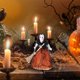 thumbnail image 3 of Liquidación de almacén de PYPESEEWY: Adornos colgantes de bruja para árbol de Halloween, adornos de mesa de bruja fantasma de Halloween, decoraciones de Halloween para interiores, hogares,, 3 of 7