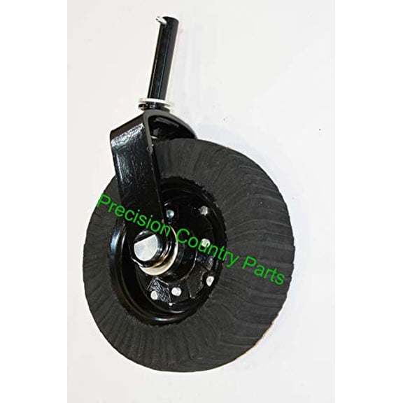15" Laminated Tail Wheel Assembly with HEAVY DUTY HUB, Bushings, Bearings, races - 1-1/4" Yoke Shaft Diameter
