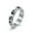 Silver, variant on 6MM Gold/Silver/Black Spinner Band Titanium Steel Men Women Heart Ring Size 5-12