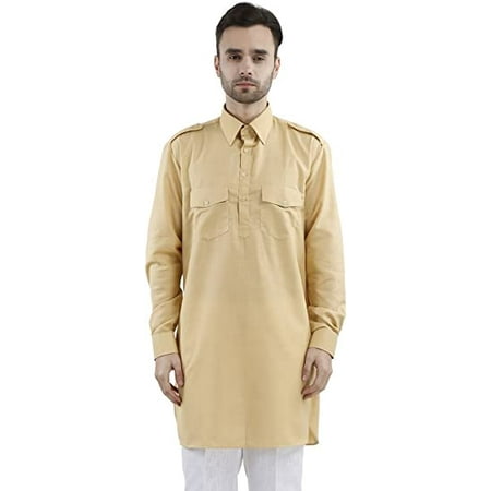 

Royal Kurta Men s Pathani Kurta Beige