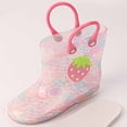 thumbnail image 6 of SUYIDA Transparent Rain Boots for Girls Kids High Mid Calf Waterproof Non Boots for Toddlers Big Kids Rain Boots, 6 of 6