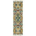 thumbnail image 2 of SAFAVIEH Blossom Everitt Floral Wool Fringed Area Rug, Blue/Multi, 6' x 6' Square, 2 of 7