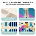 thumbnail image 3 of Geometric Cube Travel Portable Square Storage Box with Earring Holder, Necklace Organizer, and Travel Organizer for Rings, Earrings, Necklaces, Bracelets, and More - Ideal for Girls and Women, 3 of 6
