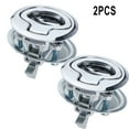 thumbnail image 1 of BUYISI 1Pc/2Pcs/4Pcs Latch Buried Pull Rv Toolbox Flat Round Lock Attractive Flush Mount Styling, A Recessed Handle, And Concealed Moun 2Pcs, 1 of 5