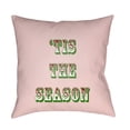 thumbnail image 2 of Surya Tis The Season II Word Print Outdoor Pillow, 2 of 2