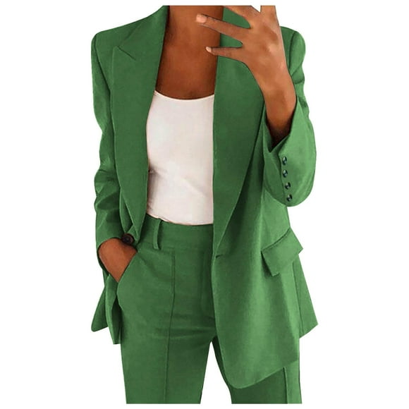 Women's Elegant Sporty Summer Double Cloak Fitted Jacket Suit Jacket Mid Weight Womens Jacket Business Oversize Elegant Spring Oversize Wool Coat Women Thin Transition Jacket Short