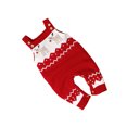 thumbnail image 3 of FELTECHELECTR 1 pieza de ropa infantil con temática navideña, suéter con estampado de alce, mono encantador, 3 of 5